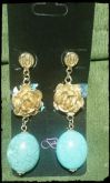 Brinco Dourado Flor