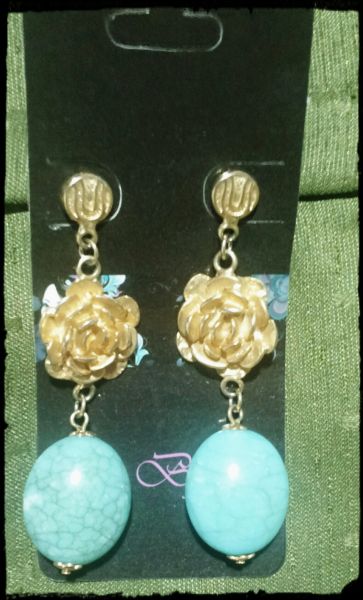 Brinco Dourado Flor